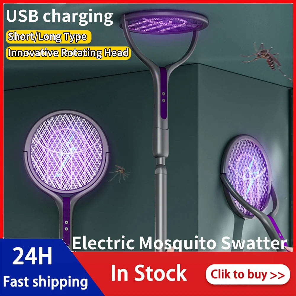 Mosquito Racket Ricaricabile