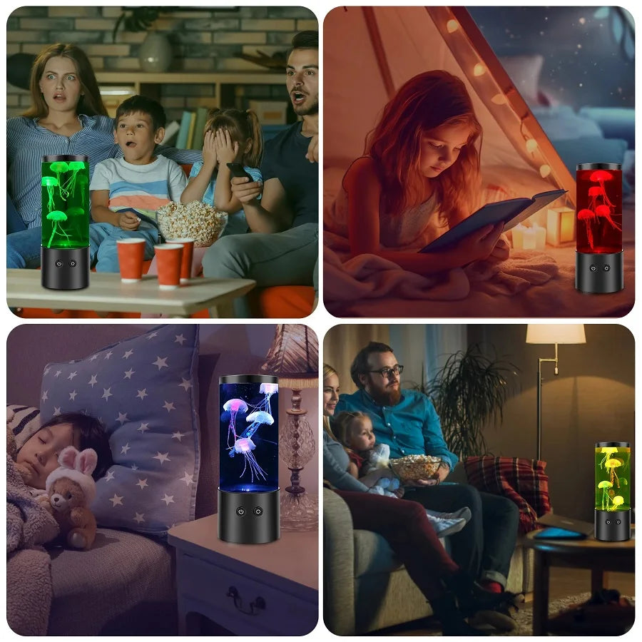 Lampada con acquari a LED