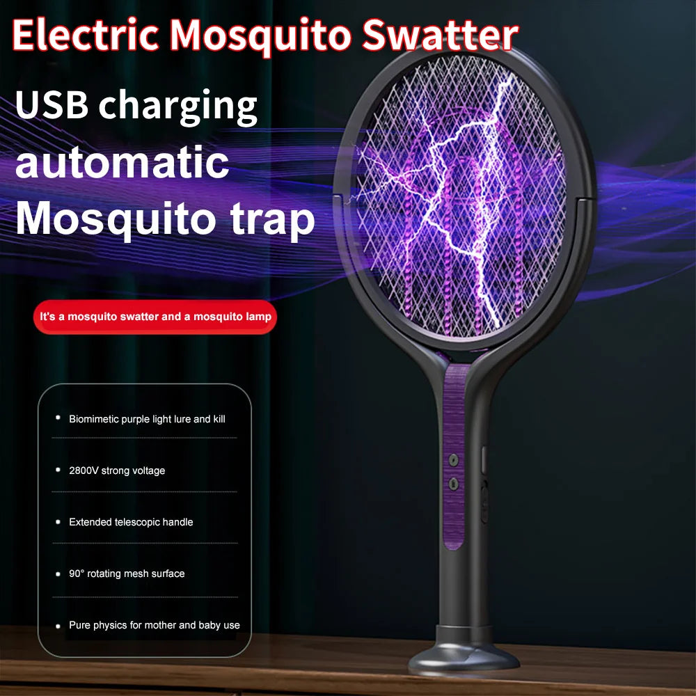 Mosquito Racket Ricaricabile