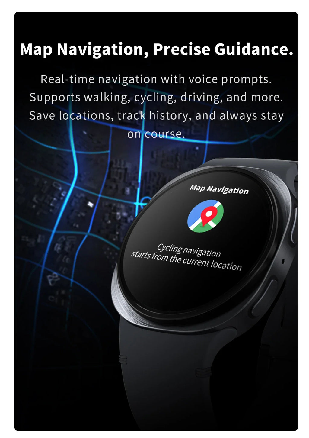 Smart Watch AMOLED Impermeabile Uomini e donne