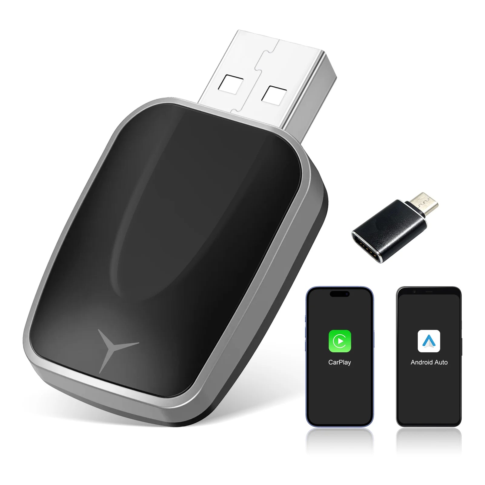 2026 Adattatore wireless CarPlay Android Auto, accoppiamento rapido, connessione rapida