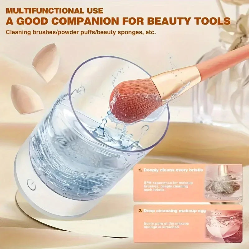 Detergente per pennelli per trucco USB e asciugatrice