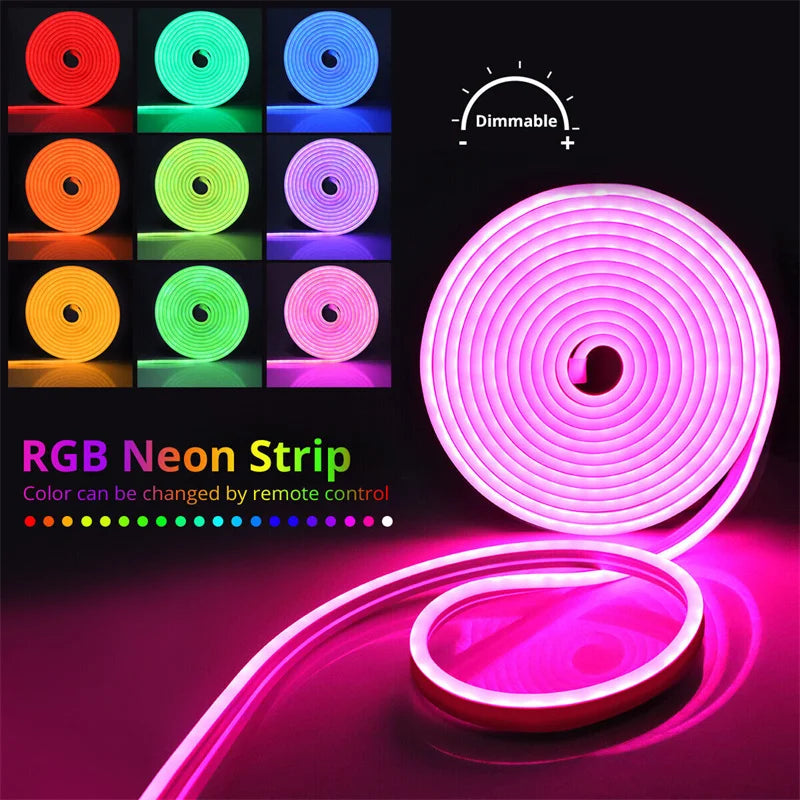 Striscia luminosa a led flessibile che cambia colore