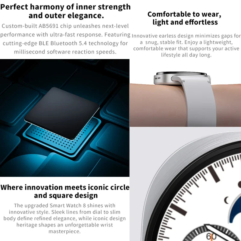 Smart Watch AMOLED Impermeabile Uomini e donne