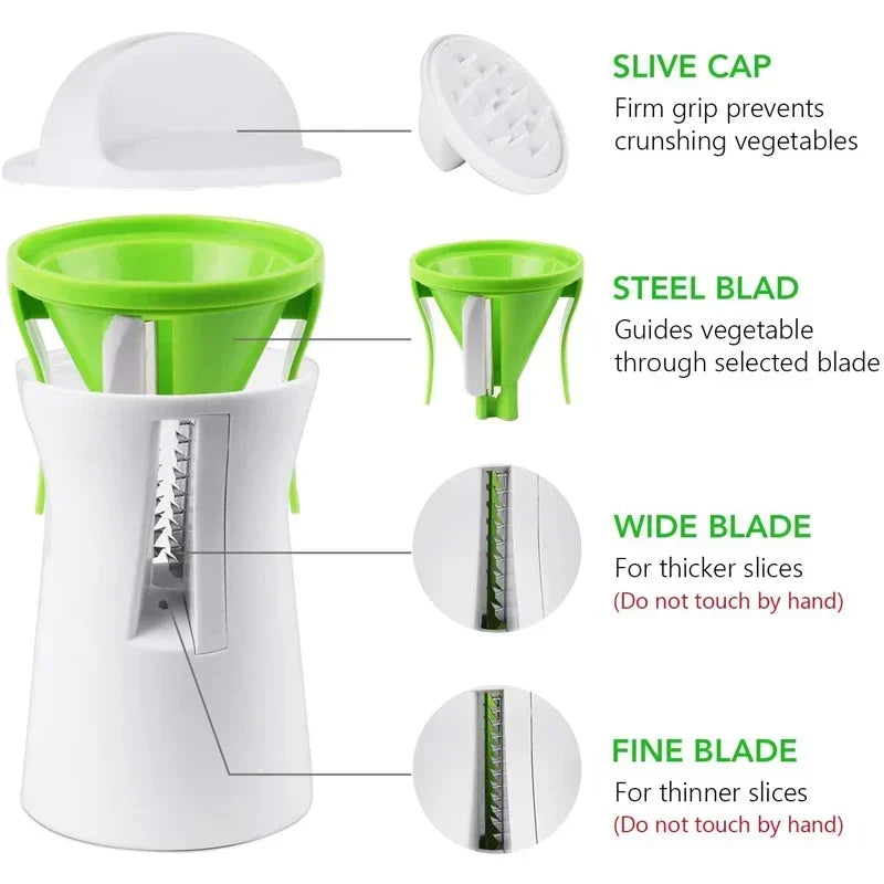 Spiralizzatore di verdure Affettatrice