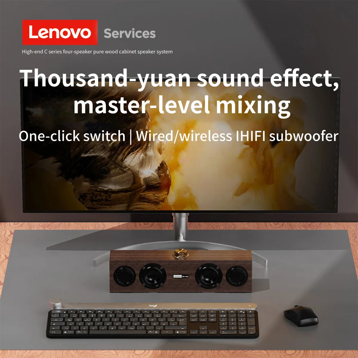 Altoparlante multimediale Lenovo C02 Altoparlante Bluetooth Subwoofer