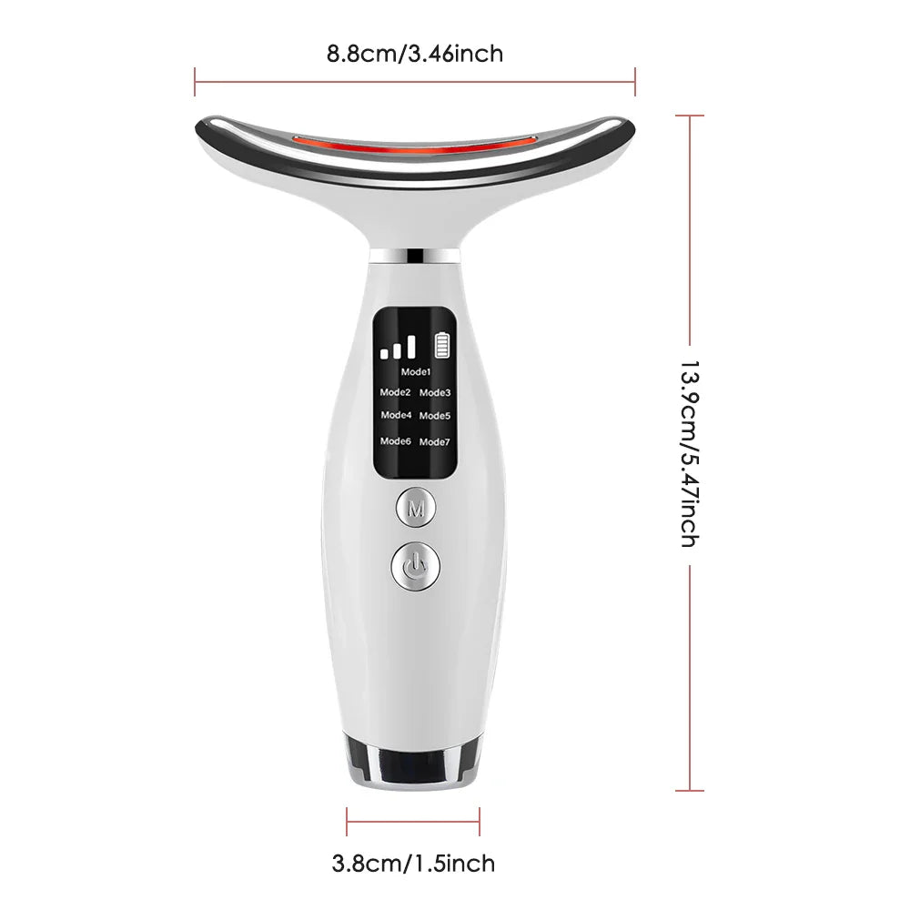 Dispositivo di bellezza per collo e viso a LED