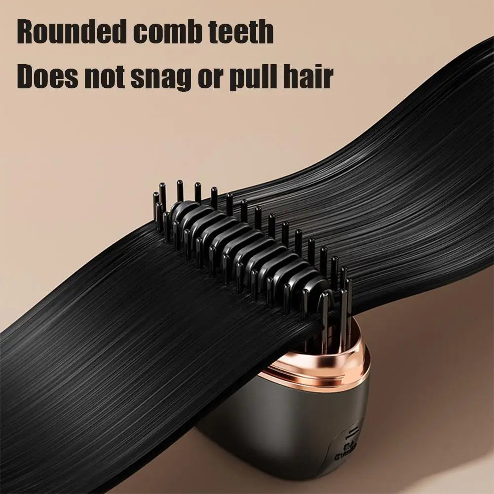 Mini pettine per lisciare i capelli senza fili