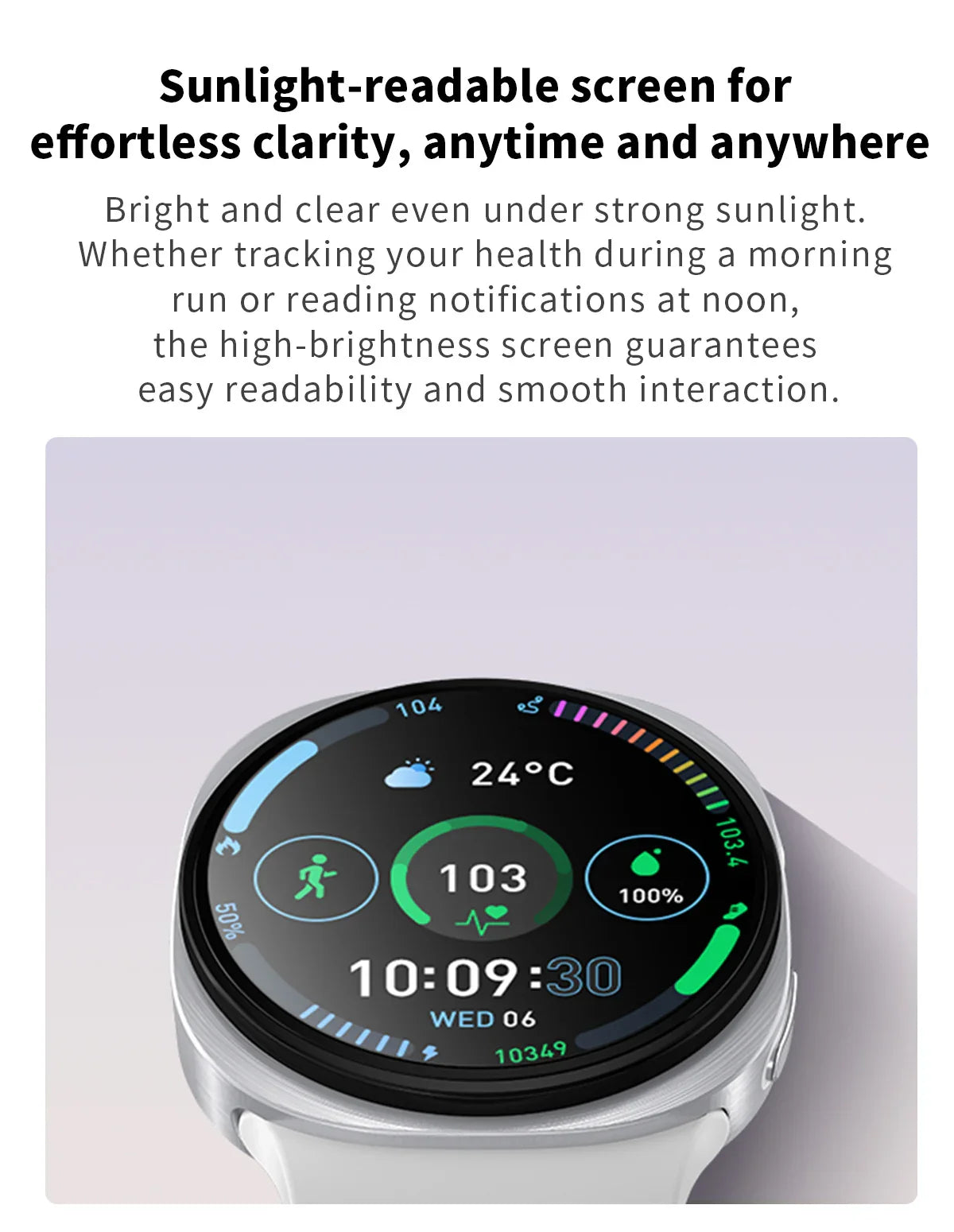 Smart Watch AMOLED Impermeabile Uomini e donne