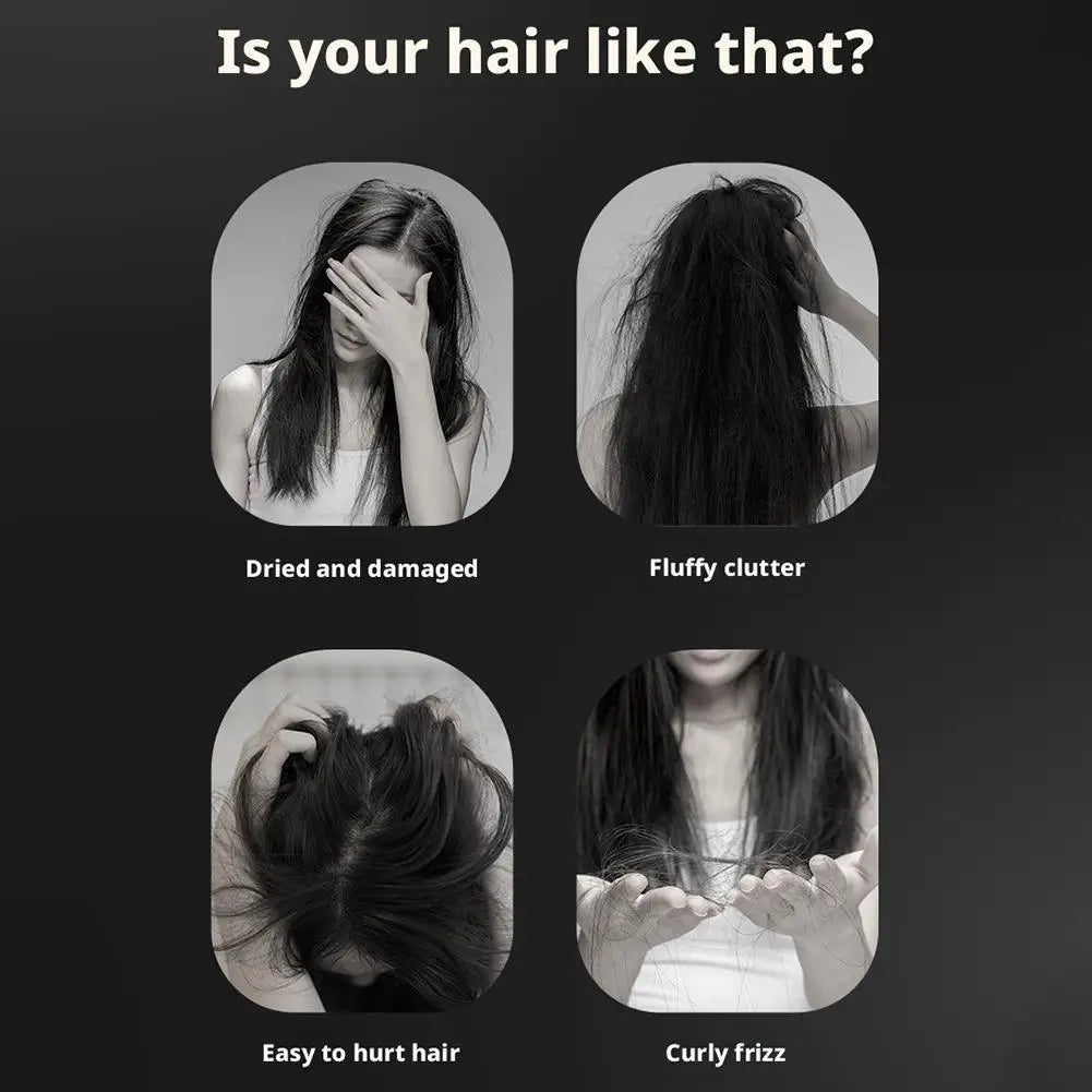 Mini pettine per lisciare i capelli senza fili