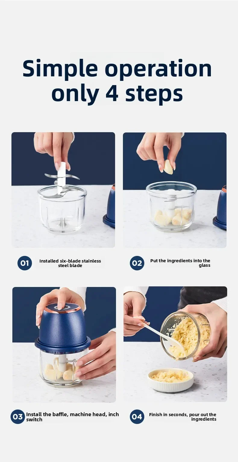 TINSOL 350ML Tritatutto multifunzione Mixer da cucina