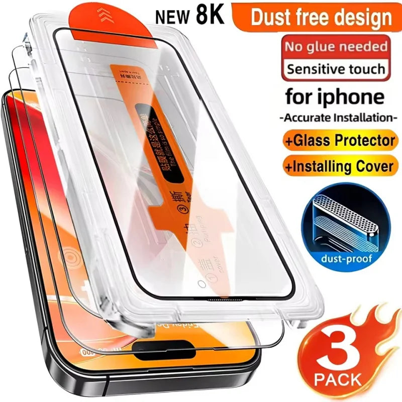 Protezione dello schermo di iPhone Confezione da 3 PZ