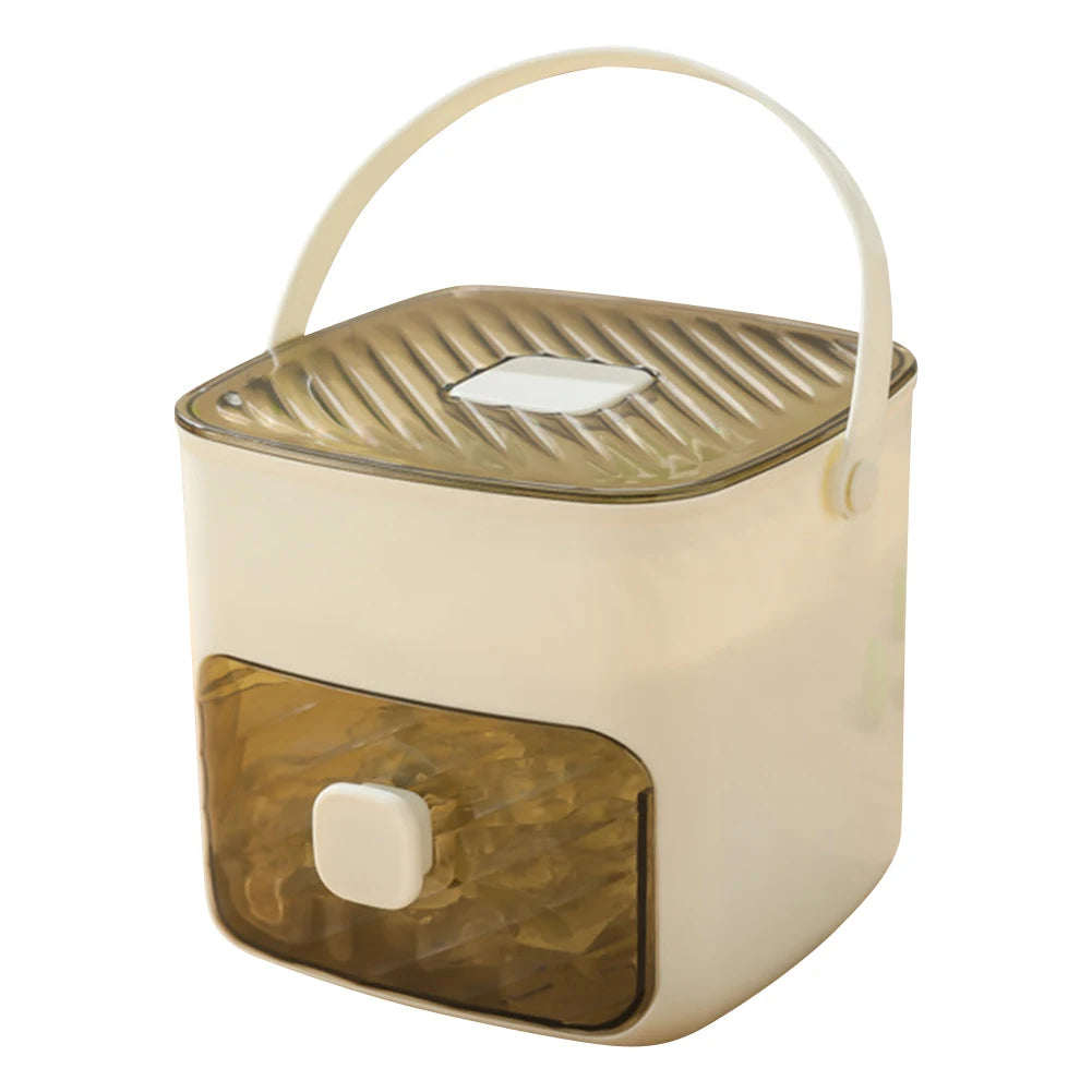 Picchiaccio portatile con coperchio e scatola portaoggetti (48 cubi)