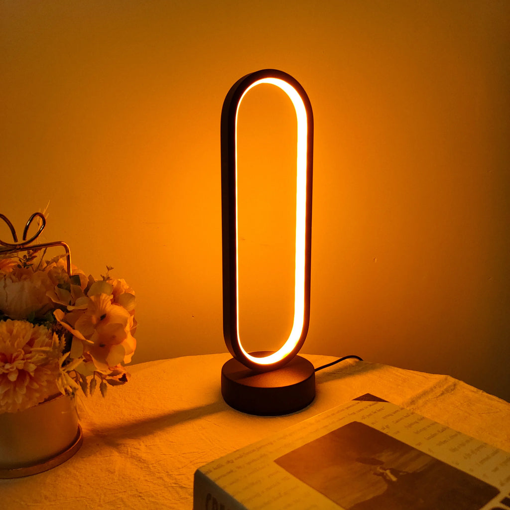 Lampada da tavolo ovale contemporanea