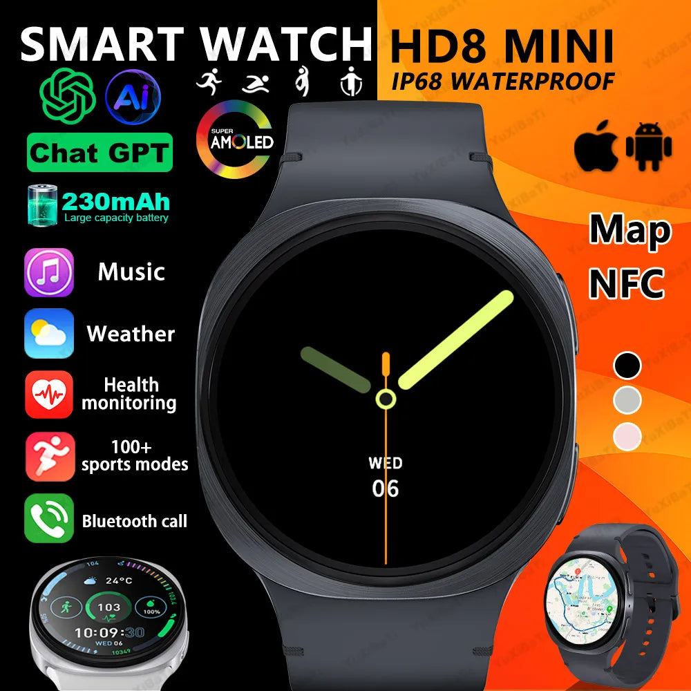 Smart Watch AMOLED Impermeabile Uomini e donne