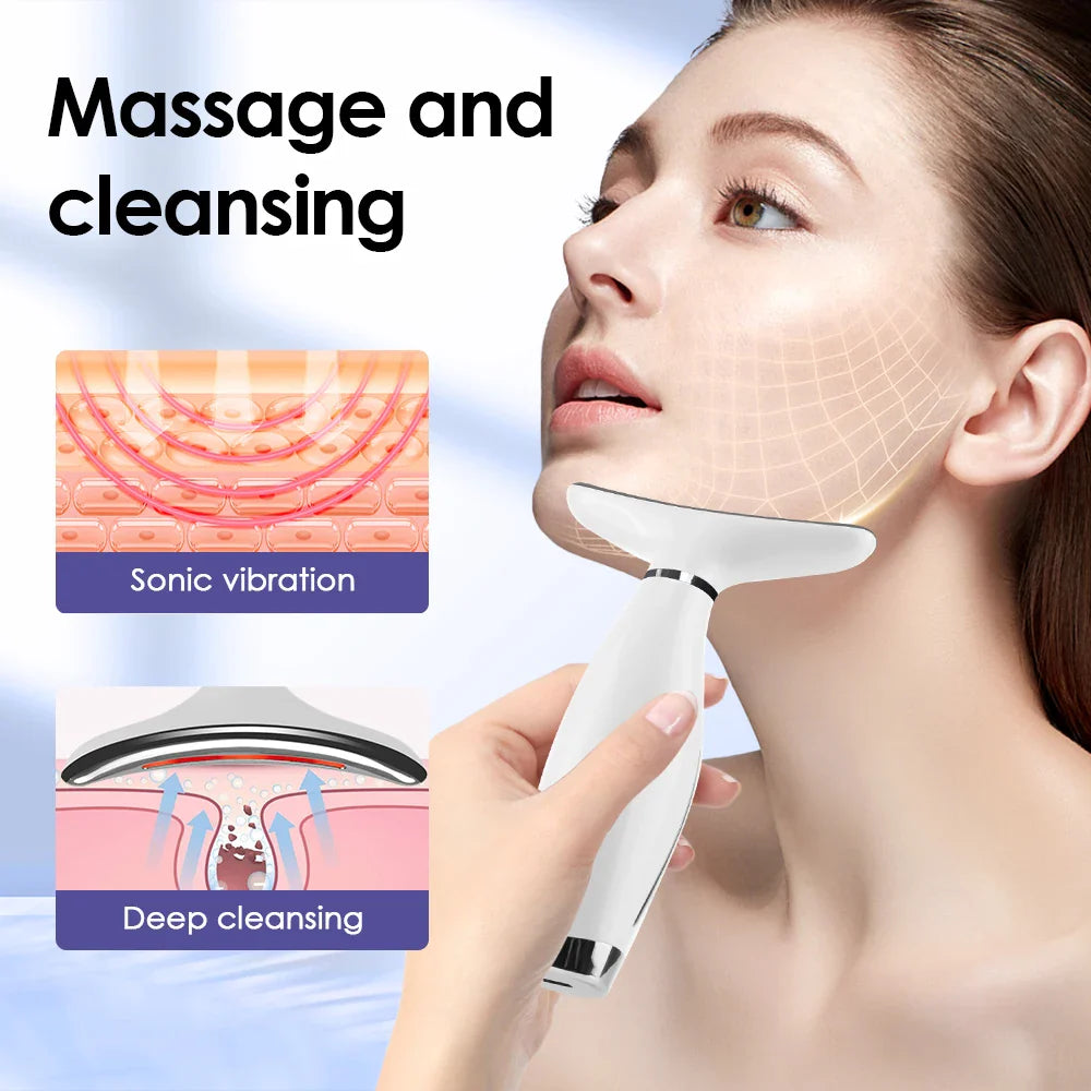 Dispositivo di bellezza per collo e viso a LED